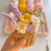mini flower pot crochet pattern